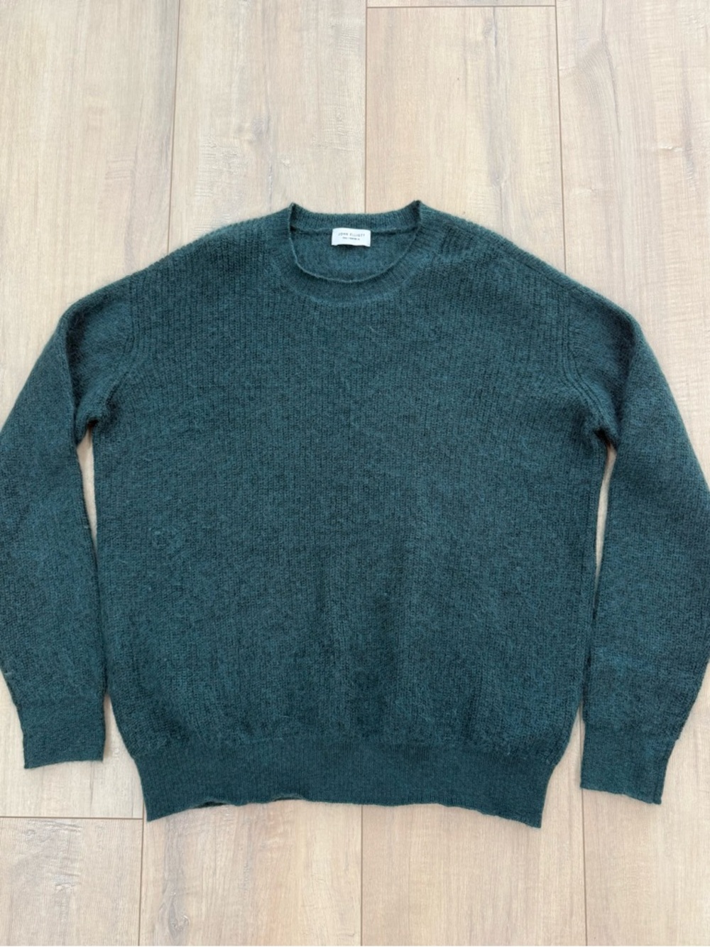John Elliott Men's Crewneck Sweater - Forest Green